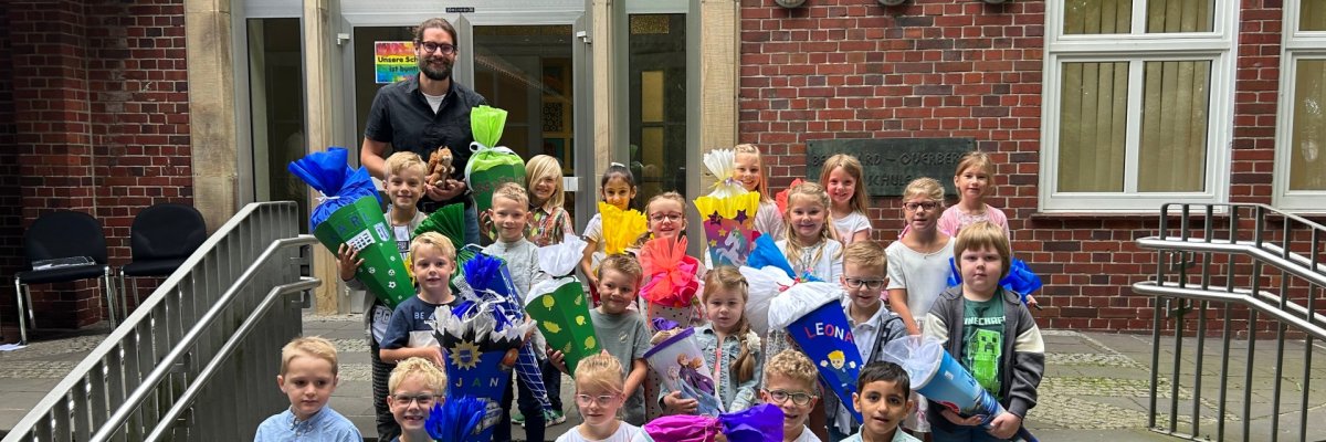 Foto af skoleindskrivning Foto af skoleindskrivning